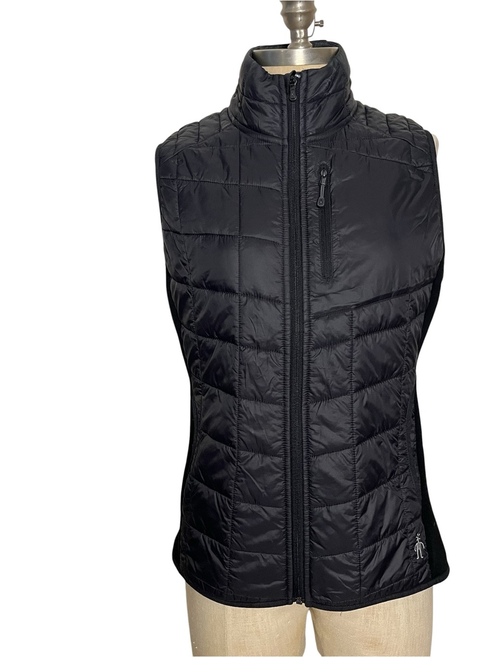Smartwool PhD SmartLoft Divide Merino Wool Puffer Vest Women’s L Black